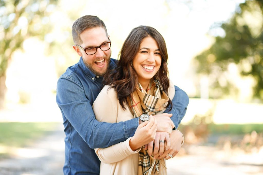 Photo of Couples Photo by J carter from Pexels: https://www.pexels.com/photo/portrait-of-happy-young-woman-using-mobile-phone-in-city-254069/